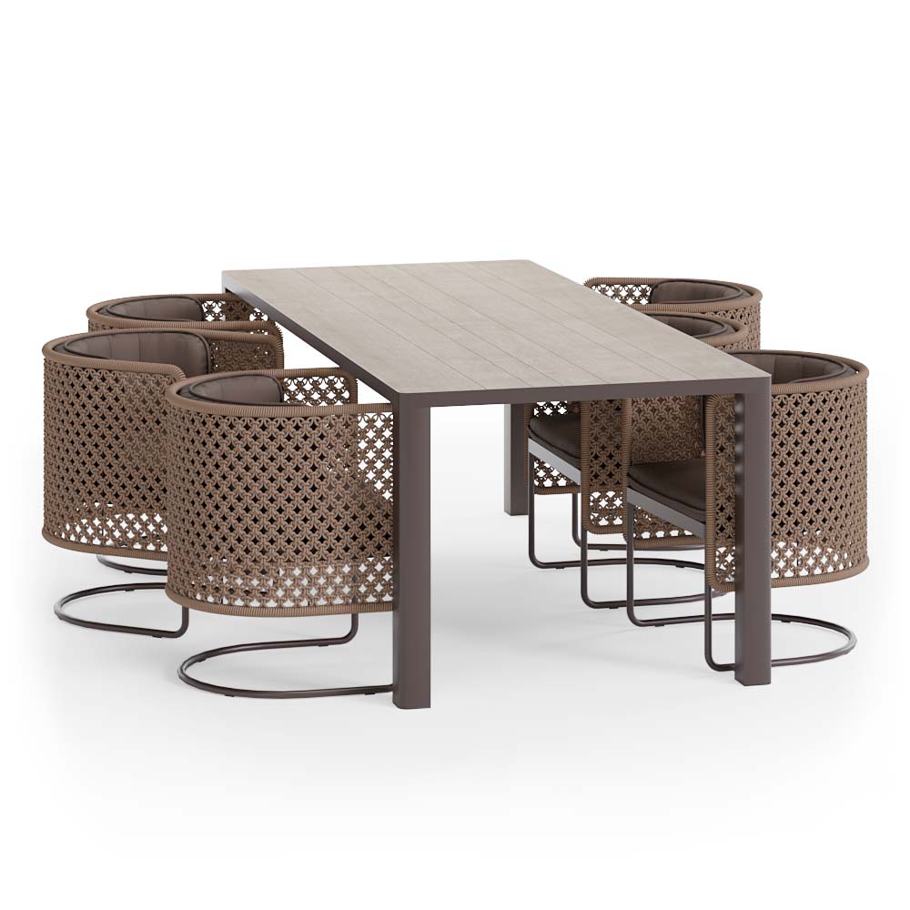 Комплект садовой мебели Rug_set_dark_view